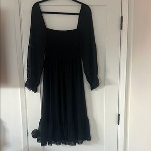 Elegant Black Women's Dress
